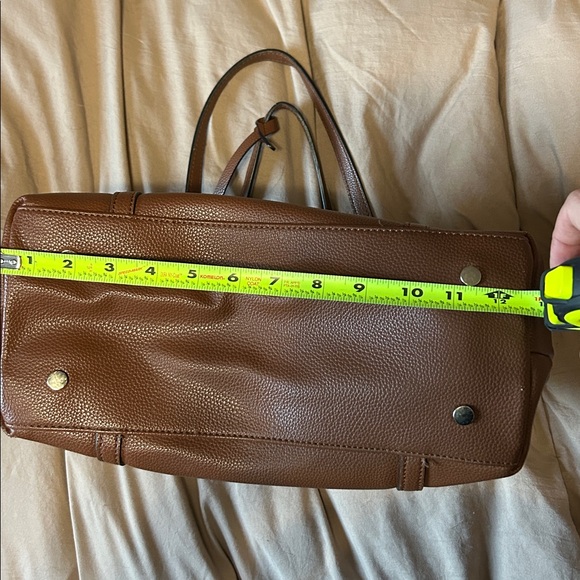 Dana Buchman Brown Faux Leather Tote Bag - Picture 12 of 16